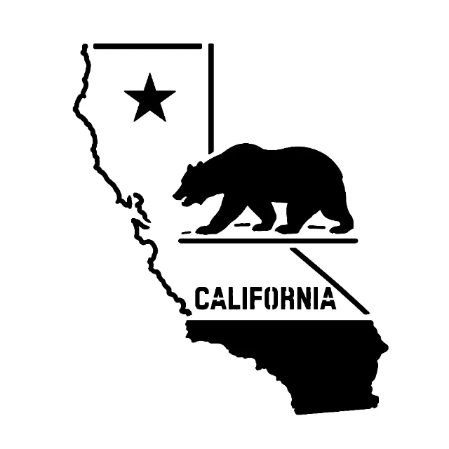 California 2026 Digital Stencil design preview