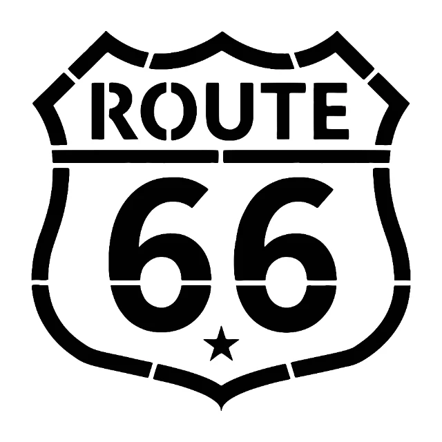 Route 66 Digital Stencil design preview
