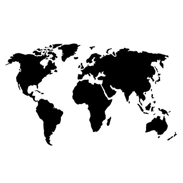 World Map 2026 Update Digital Stencil design preview