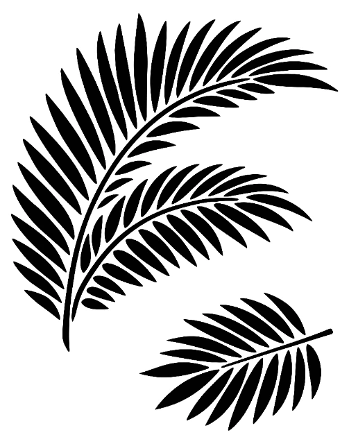Paporot Digital Stencil design preview