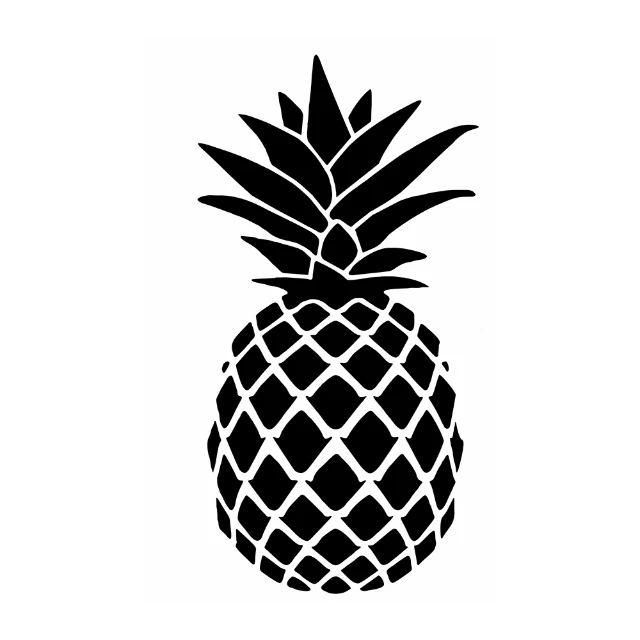 Pineapple 2026 Digital Stencil design preview