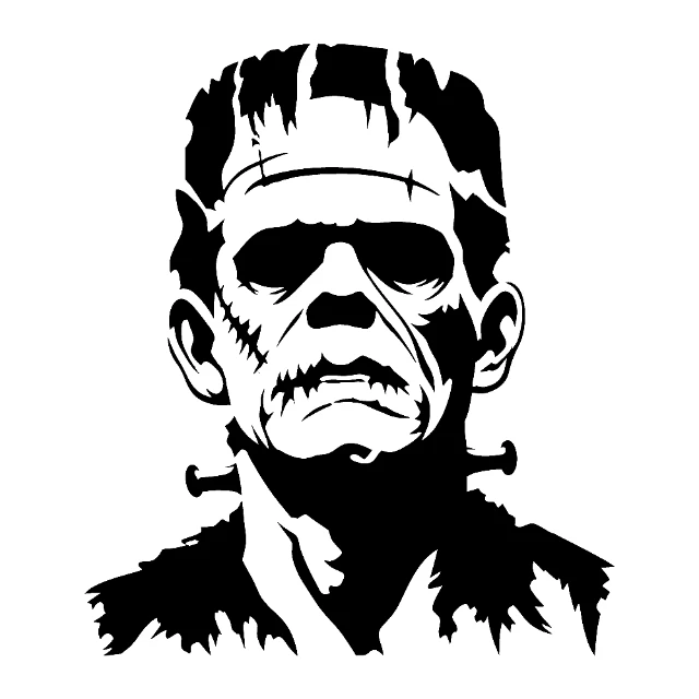 Frankenstein Digital Stencil design preview