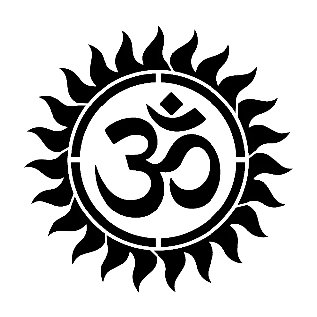 Om Digital Stencil design preview