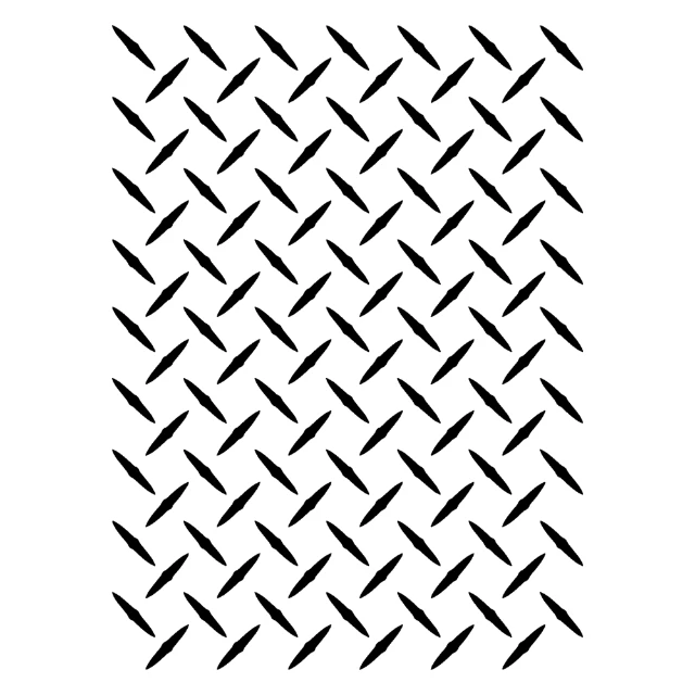 Diamond Plate Pattern Digital Stencil design preview
