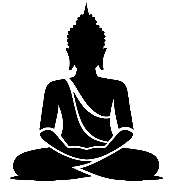 #6 Buddha Digital Stencil design preview