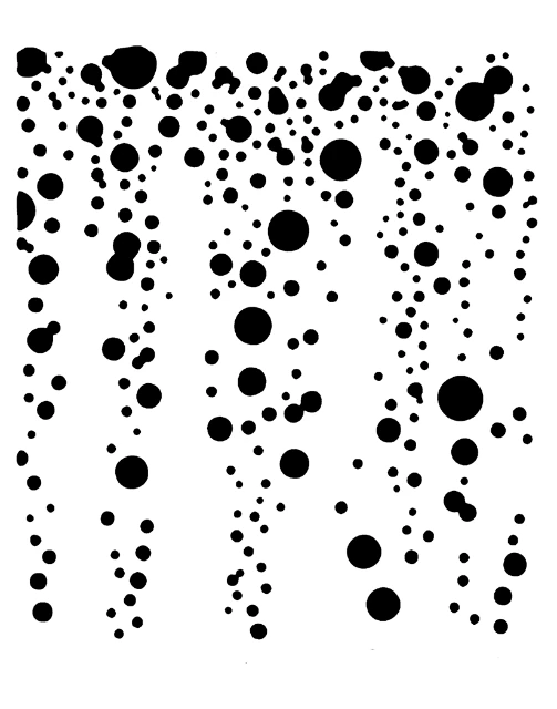 Circle Drops Pattern Digital Stencil design preview