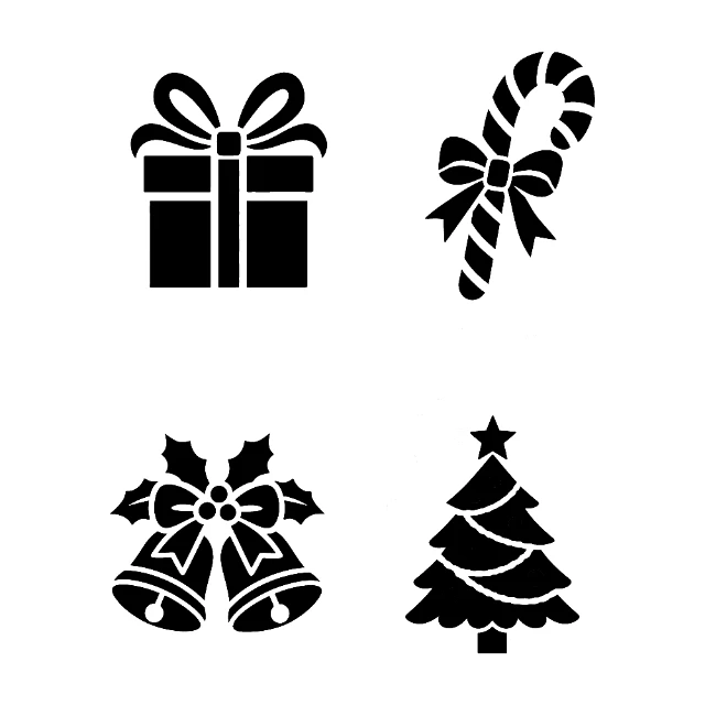 Christmas Gifts Digital Stencil design preview