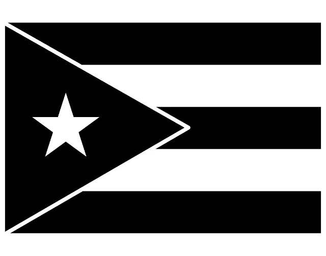 Puerto Rico Flag Digital Stencil design preview