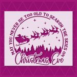 Christmas Eve Stencil