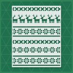 Christmas Pattern Stencil