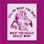 Santa Christmas Stencil