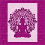 Buddha Mandala Stencil