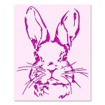Bunny Rabbit Stencil