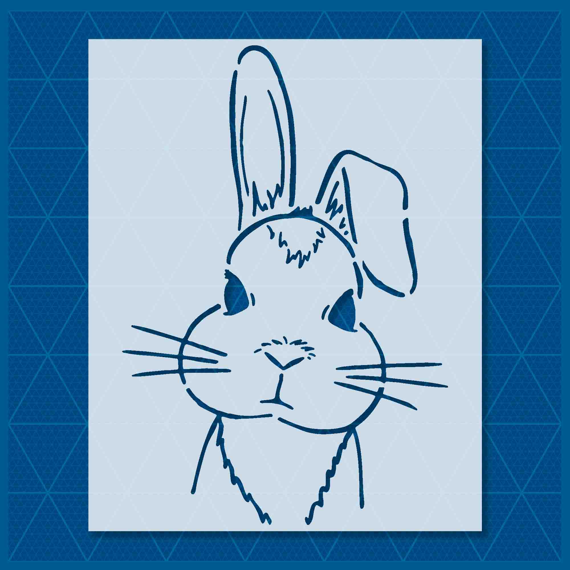 bunny-rabbit-stencil Bunny Rabbit Stencil - Image 1