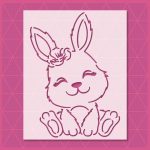 Bunny Rabbit Stencil
