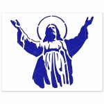Jesus Christs Stencil