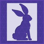 Rabbit Bunny Stencil