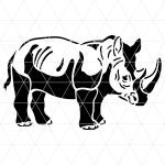 Rhino Stencil