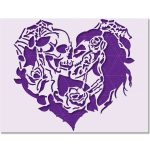 Calavera Sugar Skull Stencil