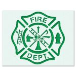 Fire Department Stencil